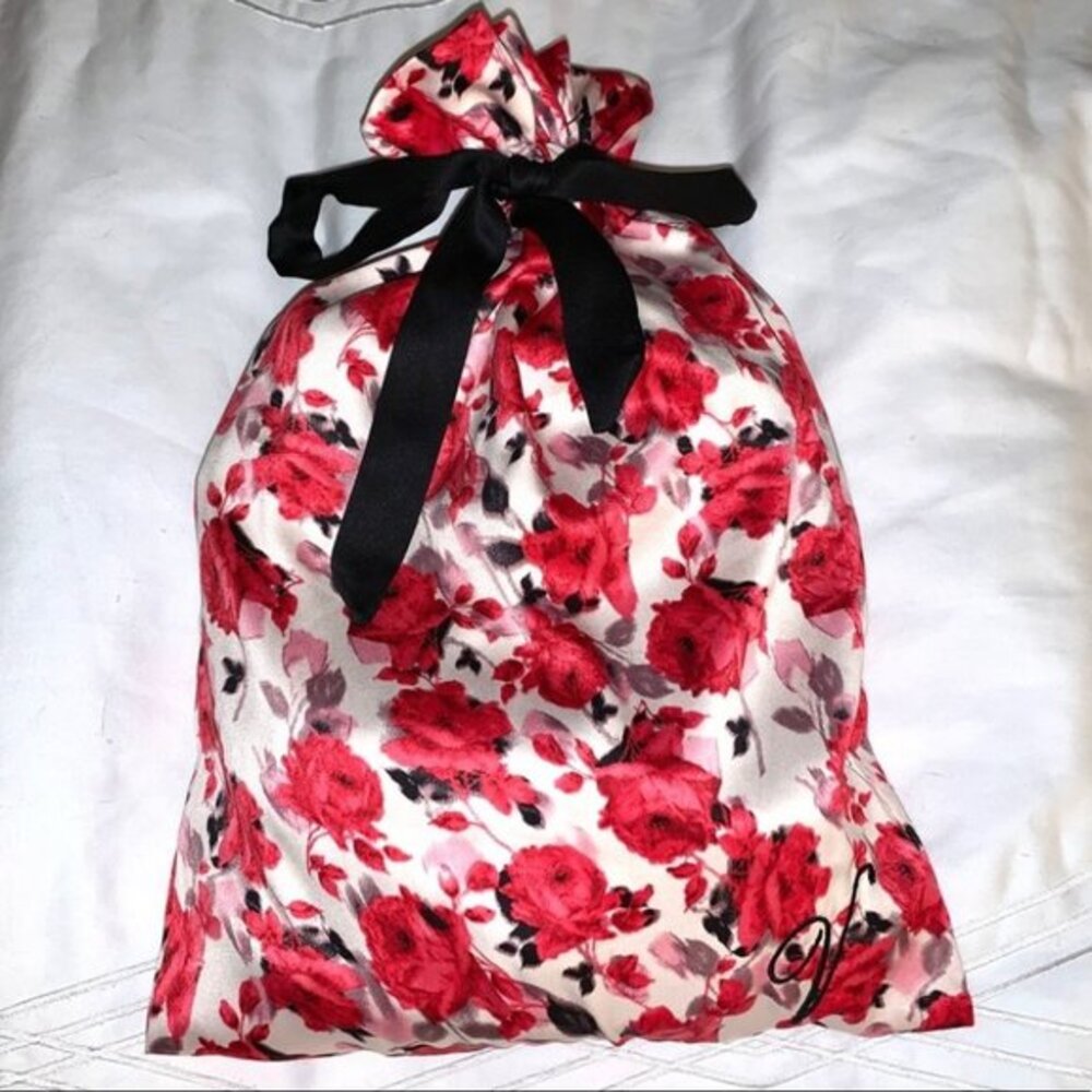 Victoria’s Secret‎ Satin Pink Floral Case Bag